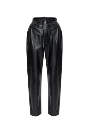 Givenchy Leather wide-leg pants | Women's | Vitkac